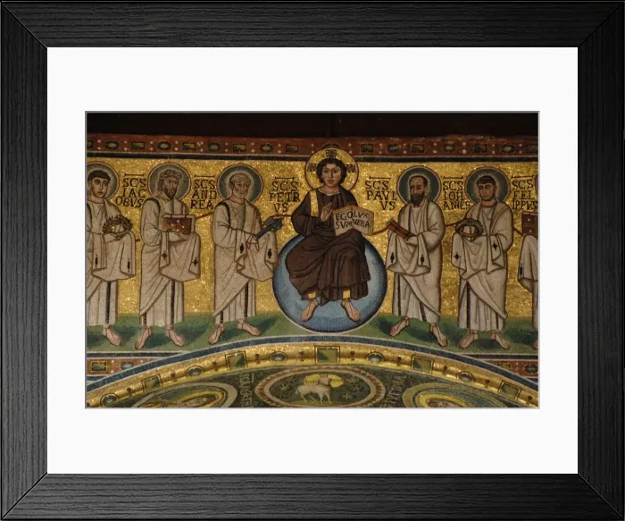 Framed Print : Euphrasian basilica. Mosaic. Porec. Croatia Framed Print : Euphrasian basilica. Mosaic. Porec. Croatia