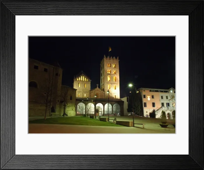 Framed Print : Monastery of Santa Maria de Ripoll. Catalonia. Spain Framed Print : Monastery of Santa Maria de Ripoll. Catalonia. Spain