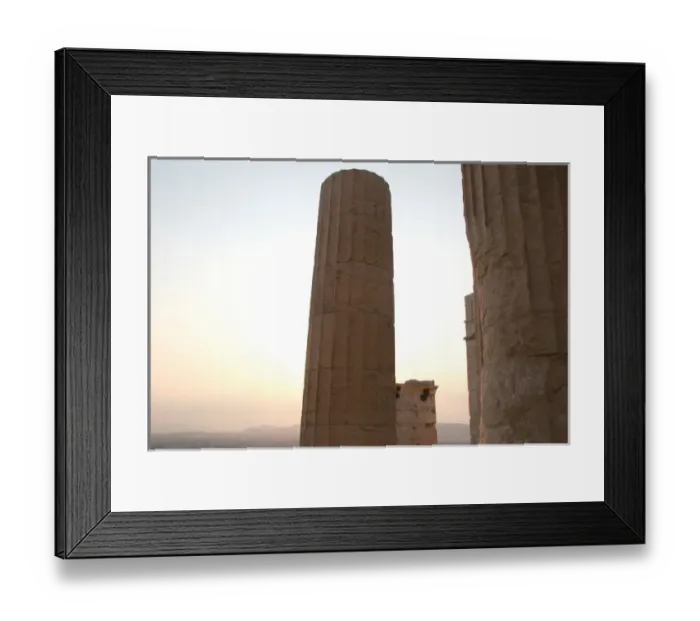 Framed Print : Greek Art. The Propylaea. Acropolis. Athens. Attica. Centra Framed Print : Greek Art. The Propylaea. Acropolis. Athens. Attica. Centra