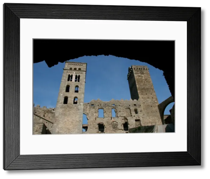 Framed Print : Monastery of Sant Pere de Roda. Catalonia. Spain Framed Print : Monastery of Sant Pere de Roda. Catalonia. Spain