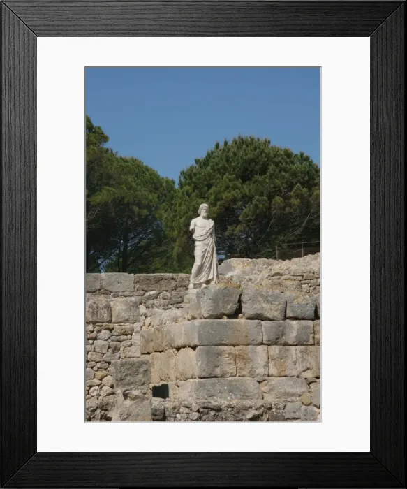Framed Print : Emporium. 570 BC. Asclepius, god of medicin. Neapolis Framed Print : Emporium. 570 BC. Asclepius, god of medicin. Neapolis