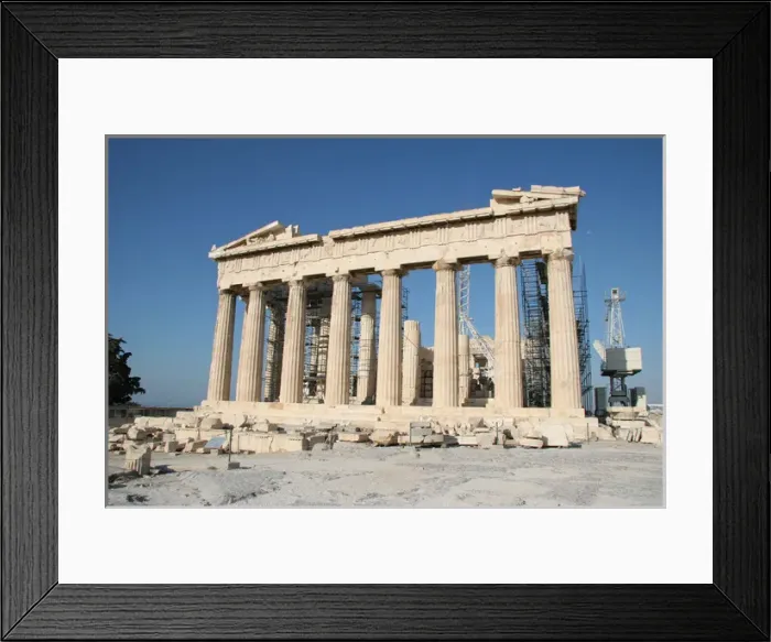 Framed Print : Greek Art. Parthenon (447-438 BC). Acropolis. Athens. Attica Framed Print : Greek Art. Parthenon (447-438 BC). Acropolis. Athens. Attica