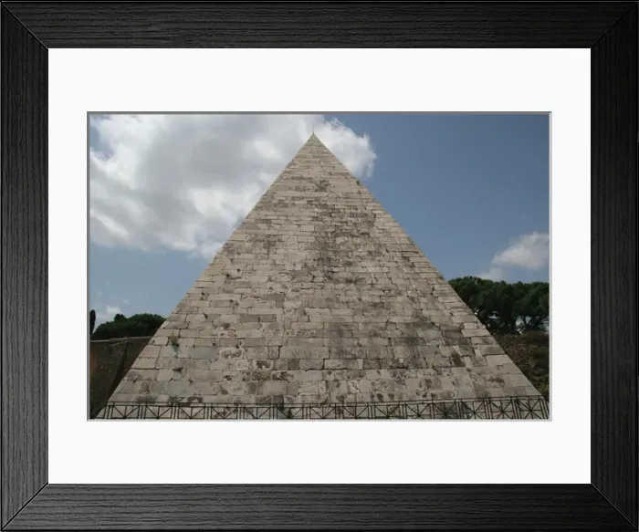 Framed Print : Pyramid of Cestius. Rome. Italiy Framed Print : Pyramid of Cestius. Rome. Italiy