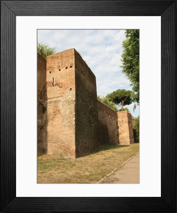 Framed Print : Aurelian Walls. Rome. Italy Framed Print : Aurelian Walls. Rome. Italy