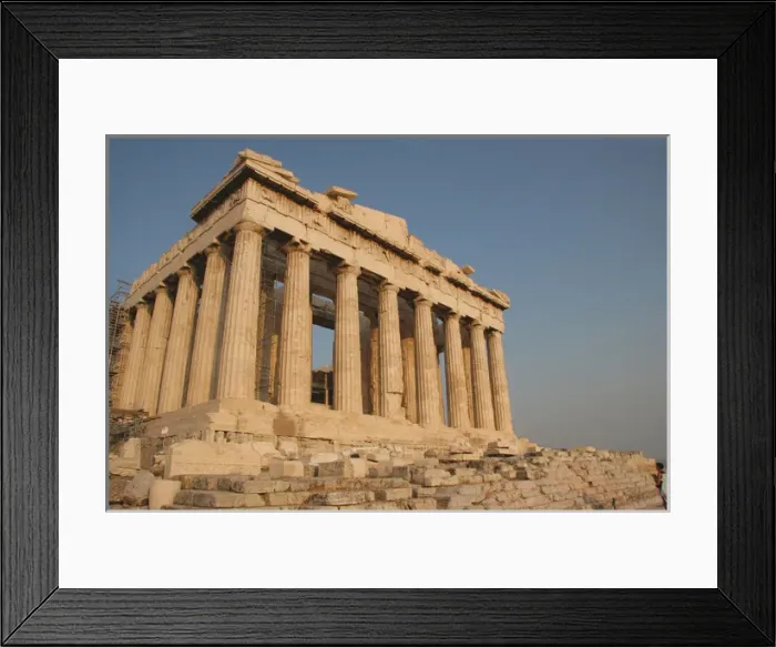 Framed Print : Greek Art. Parthenon (447-438 BC). Acropolis. Athens. Attica Framed Print : Greek Art. Parthenon (447-438 BC). Acropolis. Athens. Attica