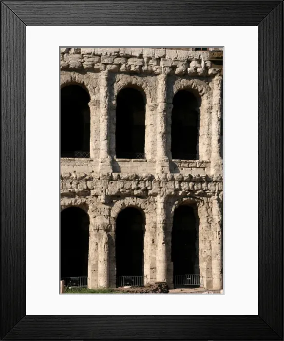 Framed Print : Theater of Marcellus. Roma. Italy. Roman Art Framed Print : Theater of Marcellus. Roma. Italy. Roman Art