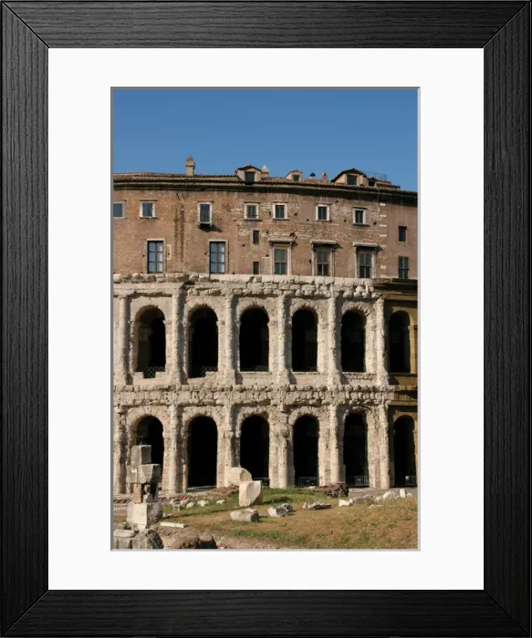 Framed Print : Theater of Marcellus. Roma. Italy. Roman Art Framed Print : Theater of Marcellus. Roma. Italy. Roman Art