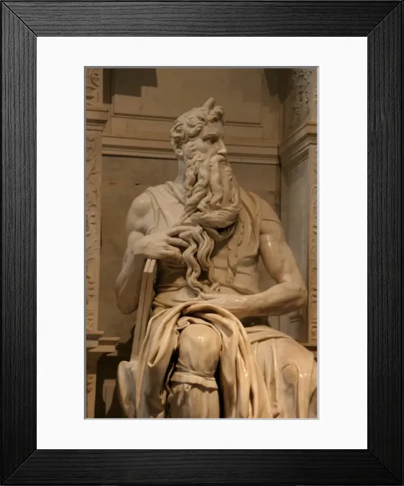 Framed Print : Moses of Michelangelo Framed Print : Moses of Michelangelo