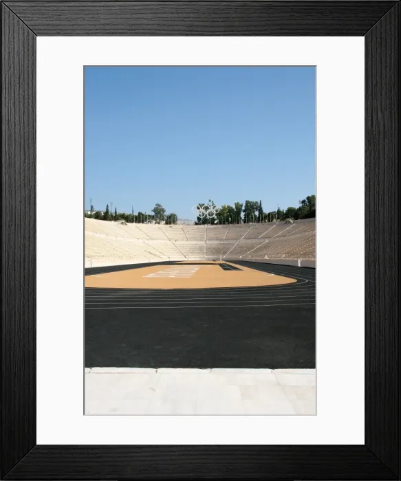 Framed Print : The Panathinaiko or Panathenaic Stadium (Kallimarmaron). Pan Framed Print : The Panathinaiko or Panathenaic Stadium (Kallimarmaron). Pan
