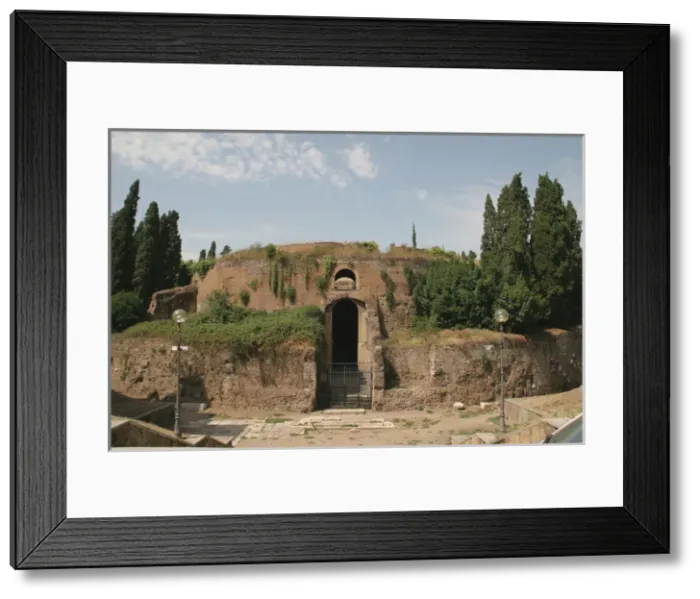Framed Print : Roman Art. The Mausoleum of Augustus. Rome. Italy Framed Print : Roman Art. The Mausoleum of Augustus. Rome. Italy