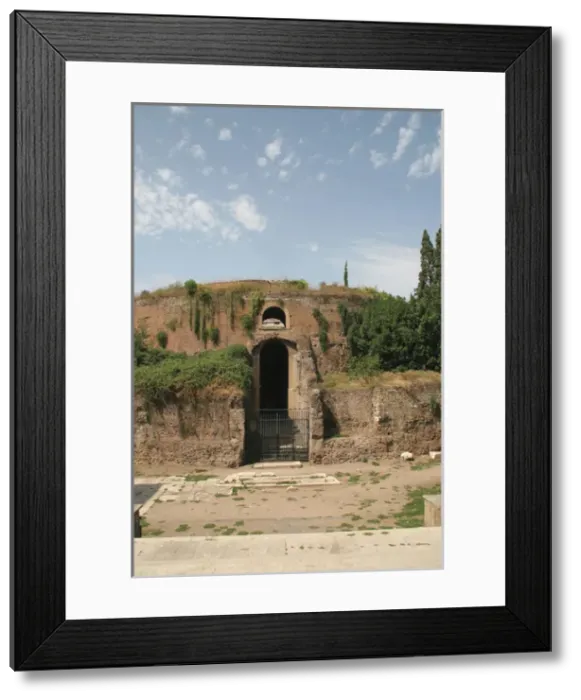 Framed Print : Roman Art. The Mausoleum of Augustus. Rome. Italy Framed Print : Roman Art. The Mausoleum of Augustus. Rome. Italy
