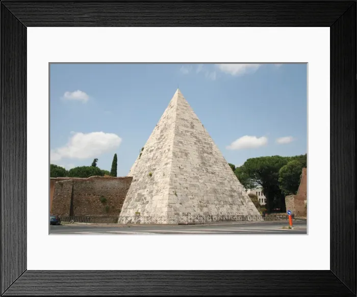 Framed Print : Pyramid of Cestius. Rome. Italiy Framed Print : Pyramid of Cestius. Rome. Italiy