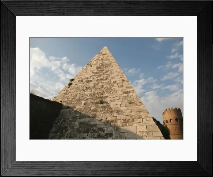 Framed Print : Pyramid of Cestius. Rome. Italiy Framed Print : Pyramid of Cestius. Rome. Italiy