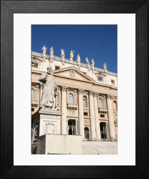 Framed Print : Basilica of Saint Peter. Vatican City Framed Print : Basilica of Saint Peter. Vatican City