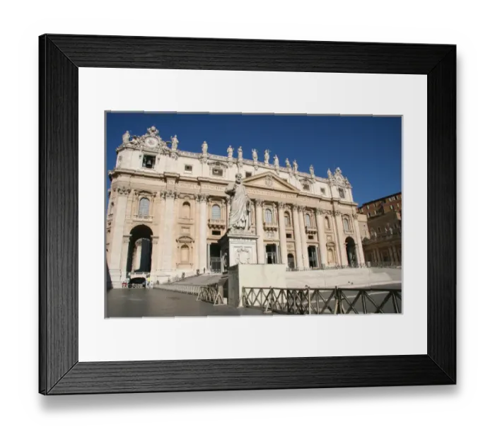 Framed Print : Basilica of Saint Peter. Vatican City Framed Print : Basilica of Saint Peter. Vatican City
