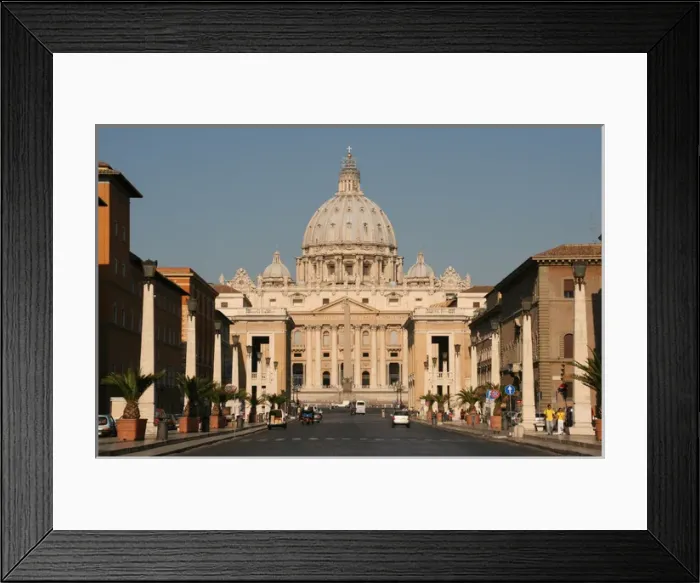 Framed Print : Vatican City State. Basilical of Saint Peter Framed Print : Vatican City State. Basilical of Saint Peter