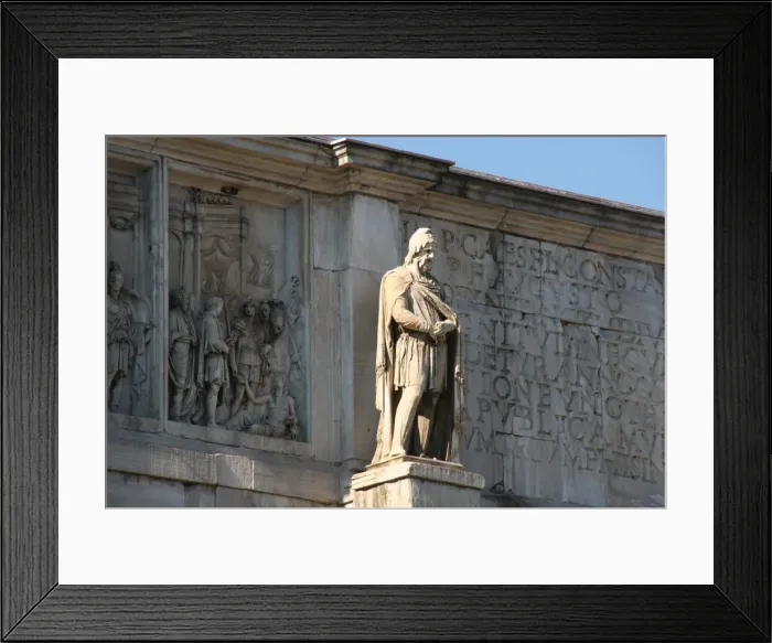Framed Print : Arch of Constantine (Arco di Constantino). Triumpahl arch in Framed Print : Arch of Constantine (Arco di Constantino). Triumpahl arch in