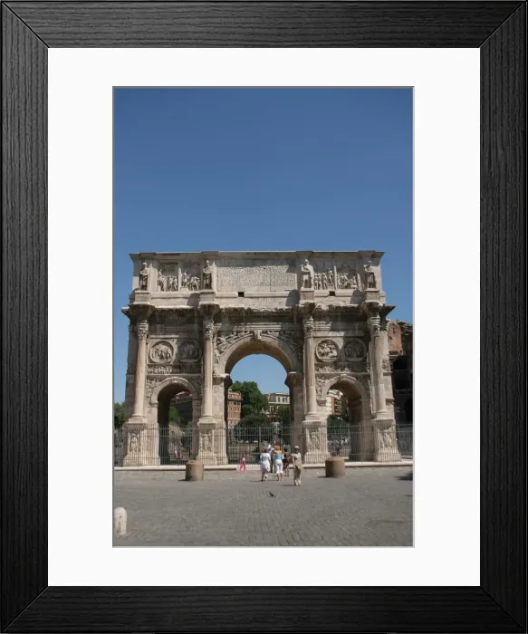 Framed Print : Arch of Constantine (Arco di Constantino). Triumpahl arch in Framed Print : Arch of Constantine (Arco di Constantino). Triumpahl arch in