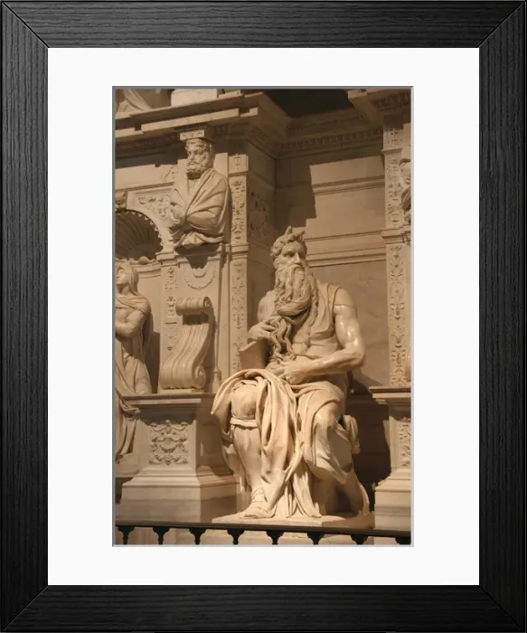 Framed Print : Moses of Michelangelo Framed Print : Moses of Michelangelo