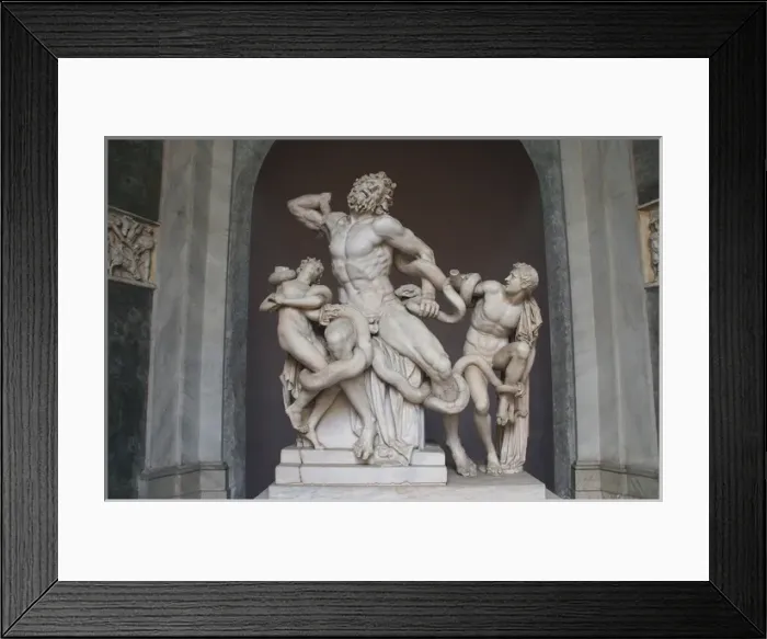 Framed Print : Art Greek. Hellenistic. The Statue of Lacoon (Laacoonte). 2 Framed Print : Art Greek. Hellenistic. The Statue of Lacoon (Laacoonte). 2