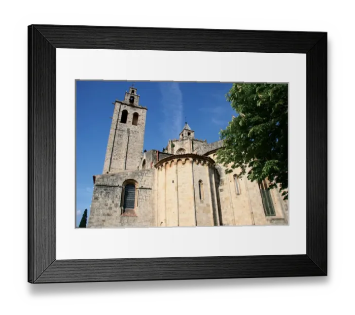Framed Print : Monastery of Saint Cugat. Catalonia. Spain Framed Print : Monastery of Saint Cugat. Catalonia. Spain