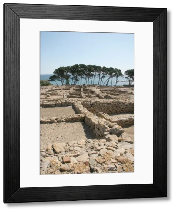 Framed Print : Emporium. Neapolis. Girona province. Catalonia. Spain Framed Print : Emporium. Neapolis. Girona province. Catalonia. Spain