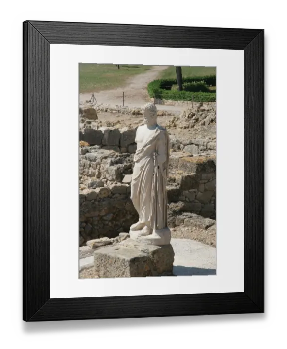 Framed Print : Emporium. 570 BC. Asclepius, god of medicin. Neapolis Framed Print : Emporium. 570 BC. Asclepius, god of medicin. Neapolis