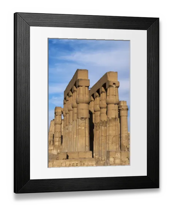 Framed Print : Luxor Temple. Hypostyle. Egypt Framed Print : Luxor Temple. Hypostyle. Egypt