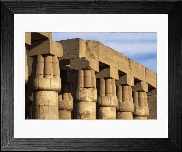 Framed Print : Luxor Temple. Hypostyle. Egypt Framed Print : Luxor Temple. Hypostyle. Egypt