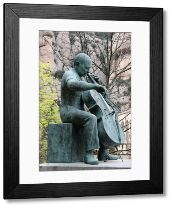 Framed Print : Pau Casals (1876-1973). Cellist, composer and conductor Framed Print : Pau Casals (1876-1973). Cellist, composer and conductor