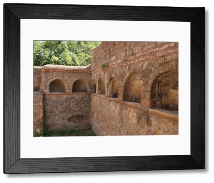 Framed Print : Columbarium. Ostia Antica. Italy Framed Print : Columbarium. Ostia Antica. Italy