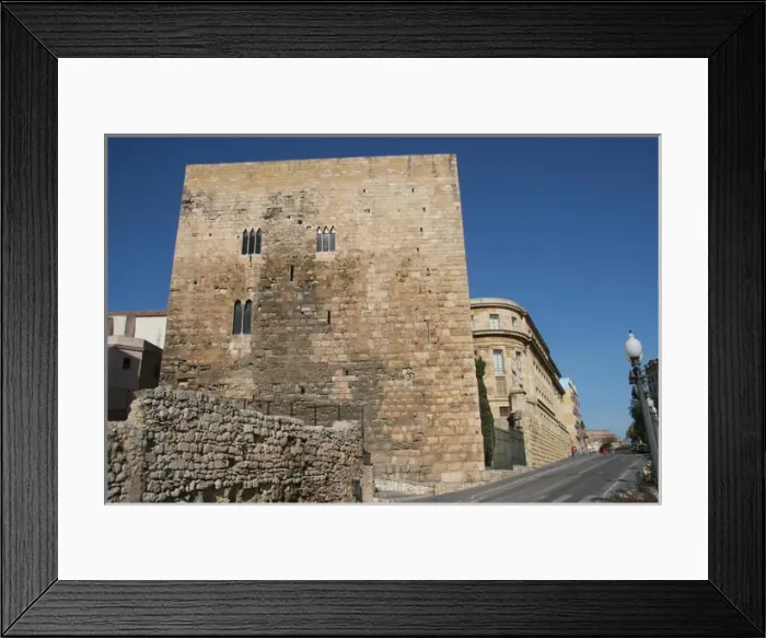 Framed Print : Tarragona city. Augusto Palace or Prredtorium or Pilatos Tow Framed Print : Tarragona city. Augusto Palace or Prredtorium or Pilatos Tow