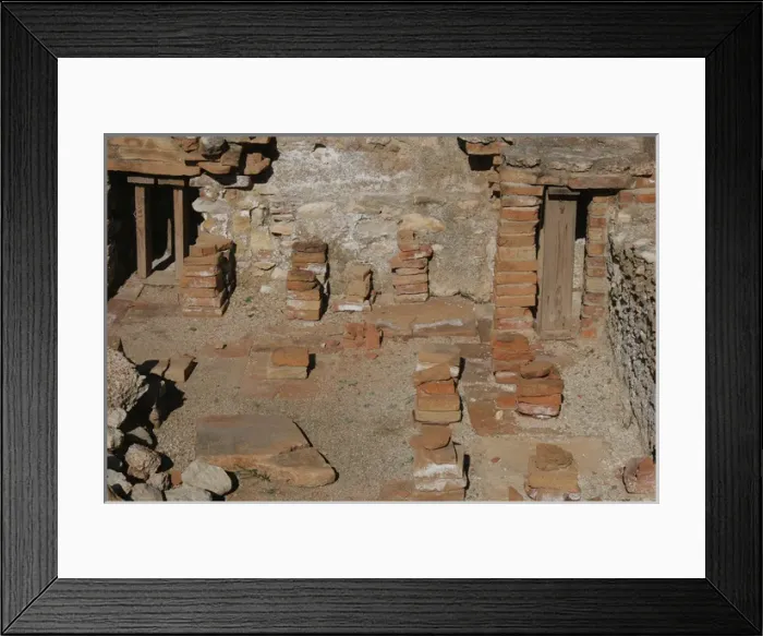 Framed Print : Roman Villa Els Munts. Near Tarragona. Catalonia. Spain Framed Print : Roman Villa Els Munts. Near Tarragona. Catalonia. Spain
