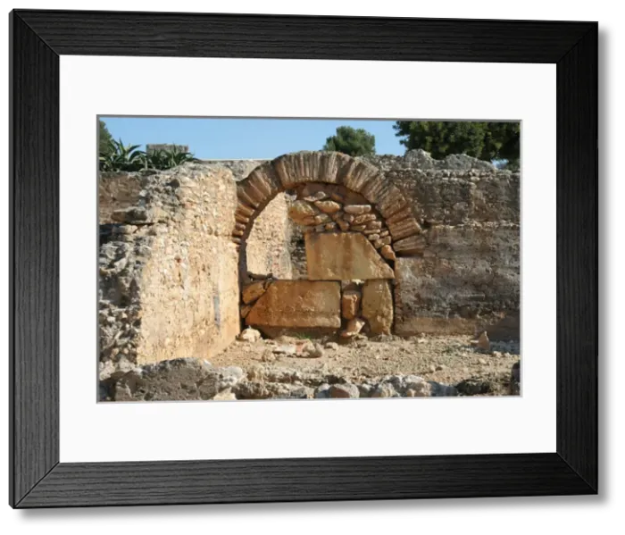 Framed Print : Roman Villa Els Munts. Near Tarragona. Catalonia. Spain Framed Print : Roman Villa Els Munts. Near Tarragona. Catalonia. Spain