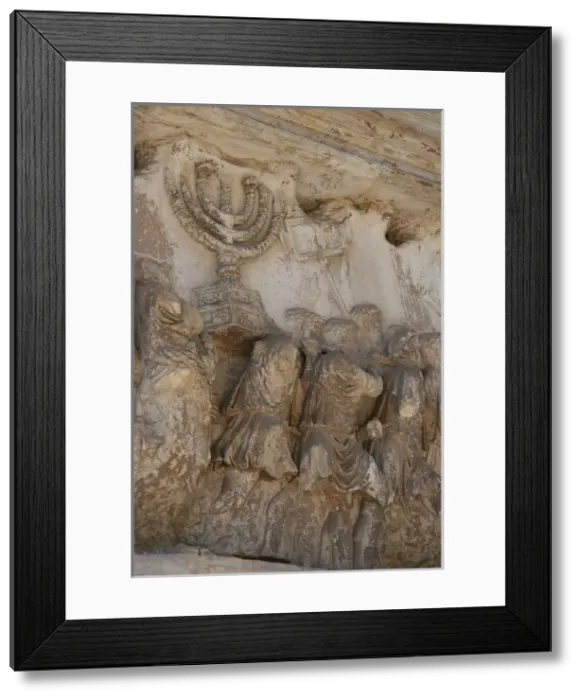 Framed Print : Roman Art. Arch of Titus. Triumphal arch. It was constructe Framed Print : Roman Art. Arch of Titus. Triumphal arch. It was constructe