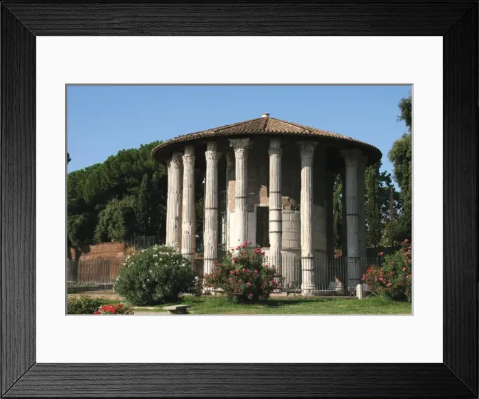 Framed Print : Italy. Rome. Circular Temple of Hercules Victor Framed Print : Italy. Rome. Circular Temple of Hercules Victor