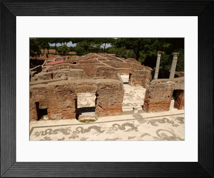 Framed Print : Baths of Neptune. Ostia Antica. Italy Framed Print : Baths of Neptune. Ostia Antica. Italy