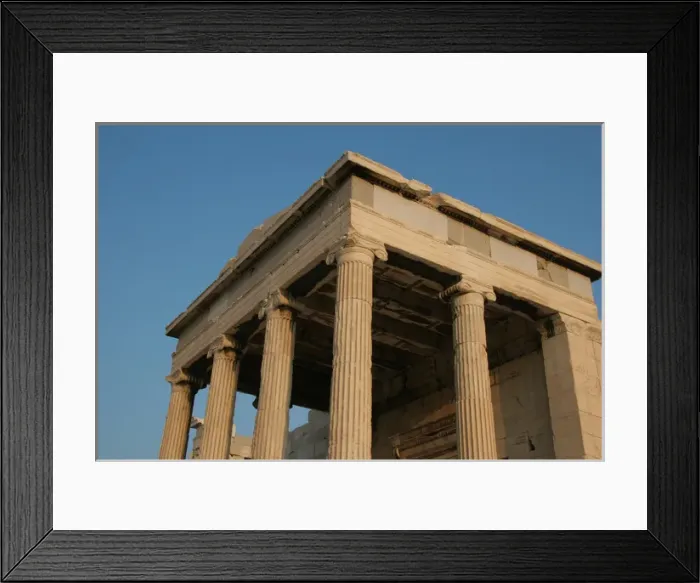 Framed Print : Greek Art. Erechtheion. Acropolis. Athens. Attica. Central