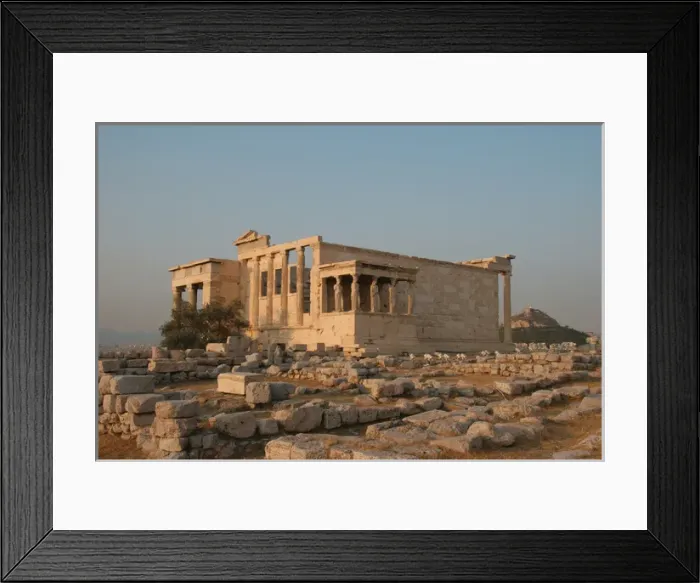 Framed Print : Greek Art. Erechtheion. Acropolis. Athens. Attica. Central Framed Print : Greek Art. Erechtheion. Acropolis. Athens. Attica. Central
