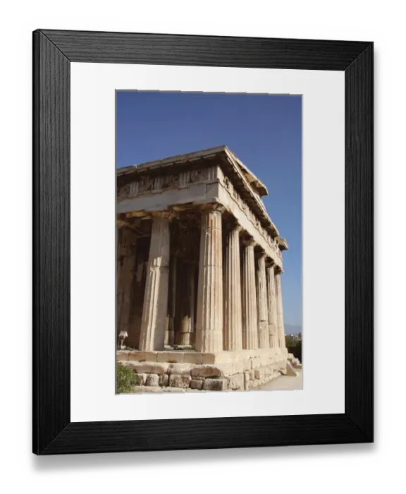 Framed Print : Greek Art. Temple of Hephaestus or Theseion. Agora of Athens Framed Print : Greek Art. Temple of Hephaestus or Theseion. Agora of Athens