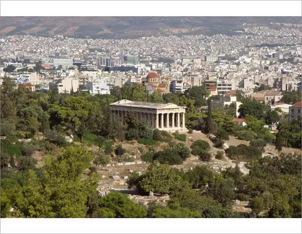 Greek Art. Temple of Hephaestus or Theseion. Agora of Athens