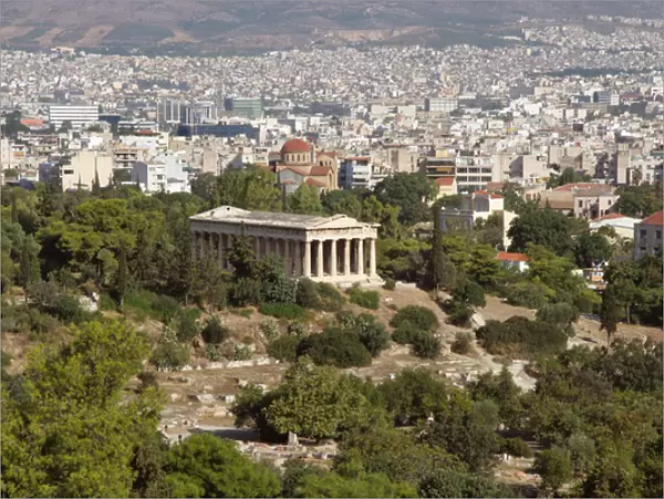 Greek Art. Temple of Hephaestus or Theseion. Agora of Athens