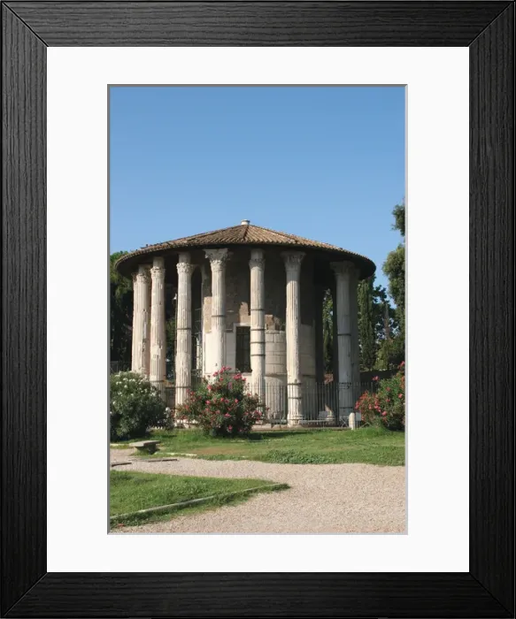 Framed Print : Italy. Rome. Circular Temple of Hercules Victor Framed Print : Italy. Rome. Circular Temple of Hercules Victor