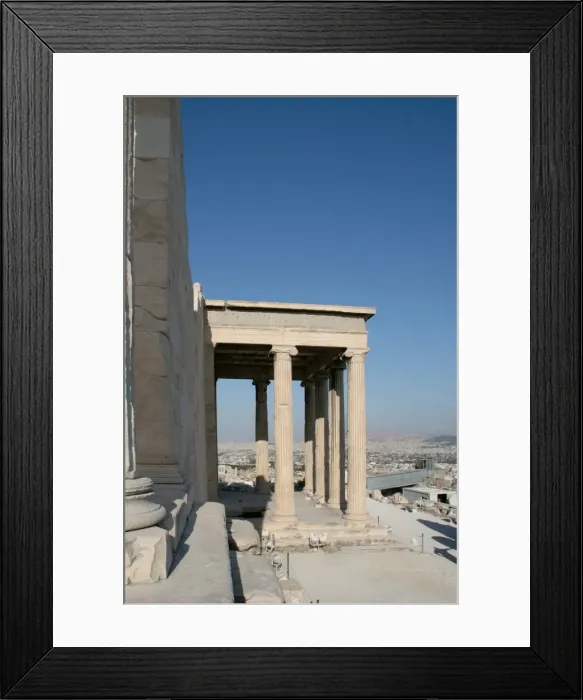 Framed Print : Greek Art. Erechtheion. Acropolis. Athens. Attica. Central Framed Print : Greek Art. Erechtheion. Acropolis. Athens. Attica. Central