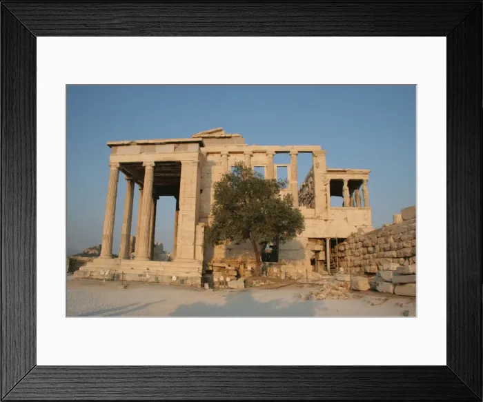 Framed Print : Greek Art. Erechtheion. Acropolis. Athens. Attica. Central Framed Print : Greek Art. Erechtheion. Acropolis. Athens. Attica. Central