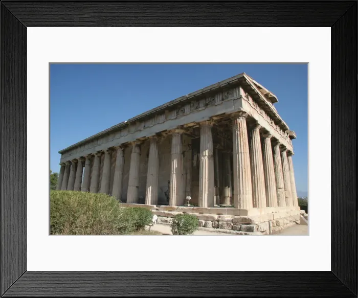 Framed Print : Greek Art. Temple of Hephaestus or Theseion. Agora of Athens Framed Print : Greek Art. Temple of Hephaestus or Theseion. Agora of Athens