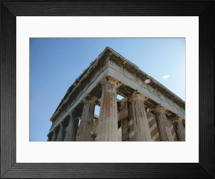 Framed Print : Greek Art. Temple of Hephaestus or Theseion. Agora of Athens Framed Print : Greek Art. Temple of Hephaestus or Theseion. Agora of Athens