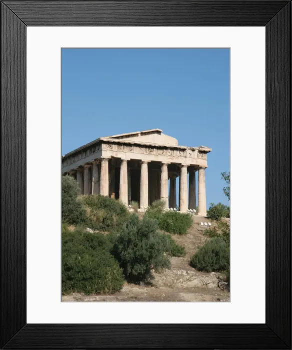 Framed Print : Greek Art. Temple of Hephaestus or Theseion. Agora of Athens Framed Print : Greek Art. Temple of Hephaestus or Theseion. Agora of Athens