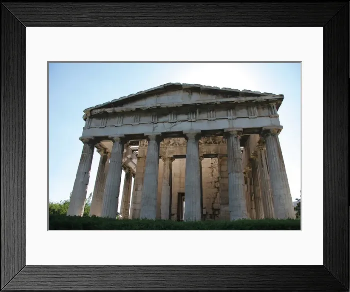 Framed Print : Greek Art. Temple of Hephaestus or Theseion. Agora of Athens Framed Print : Greek Art. Temple of Hephaestus or Theseion. Agora of Athens