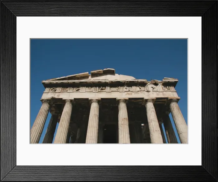 Framed Print : Greek Art. Temple of Hephaestus or Theseion. Agora of Athens Framed Print : Greek Art. Temple of Hephaestus or Theseion. Agora of Athens